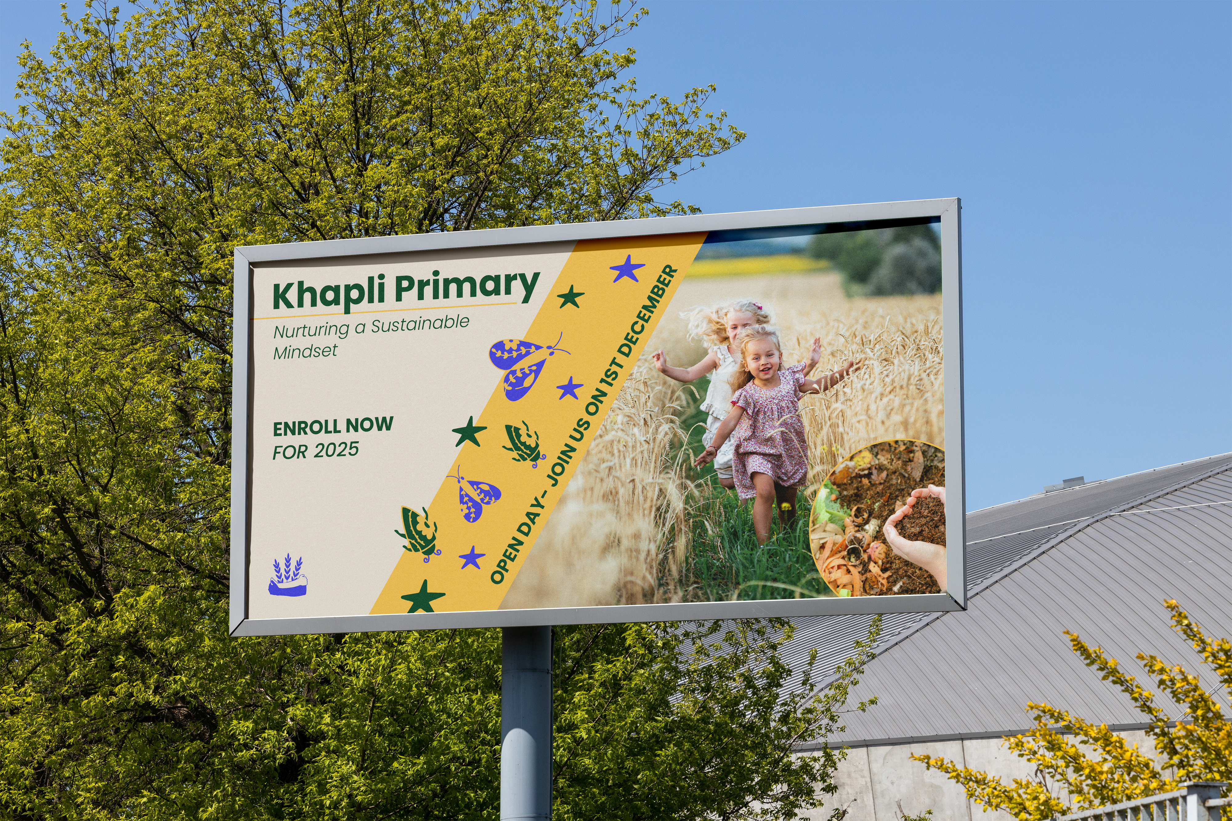 Khapli's advertisement billboard'