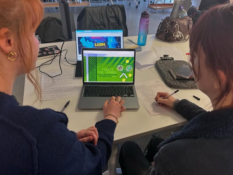 An image of user testing