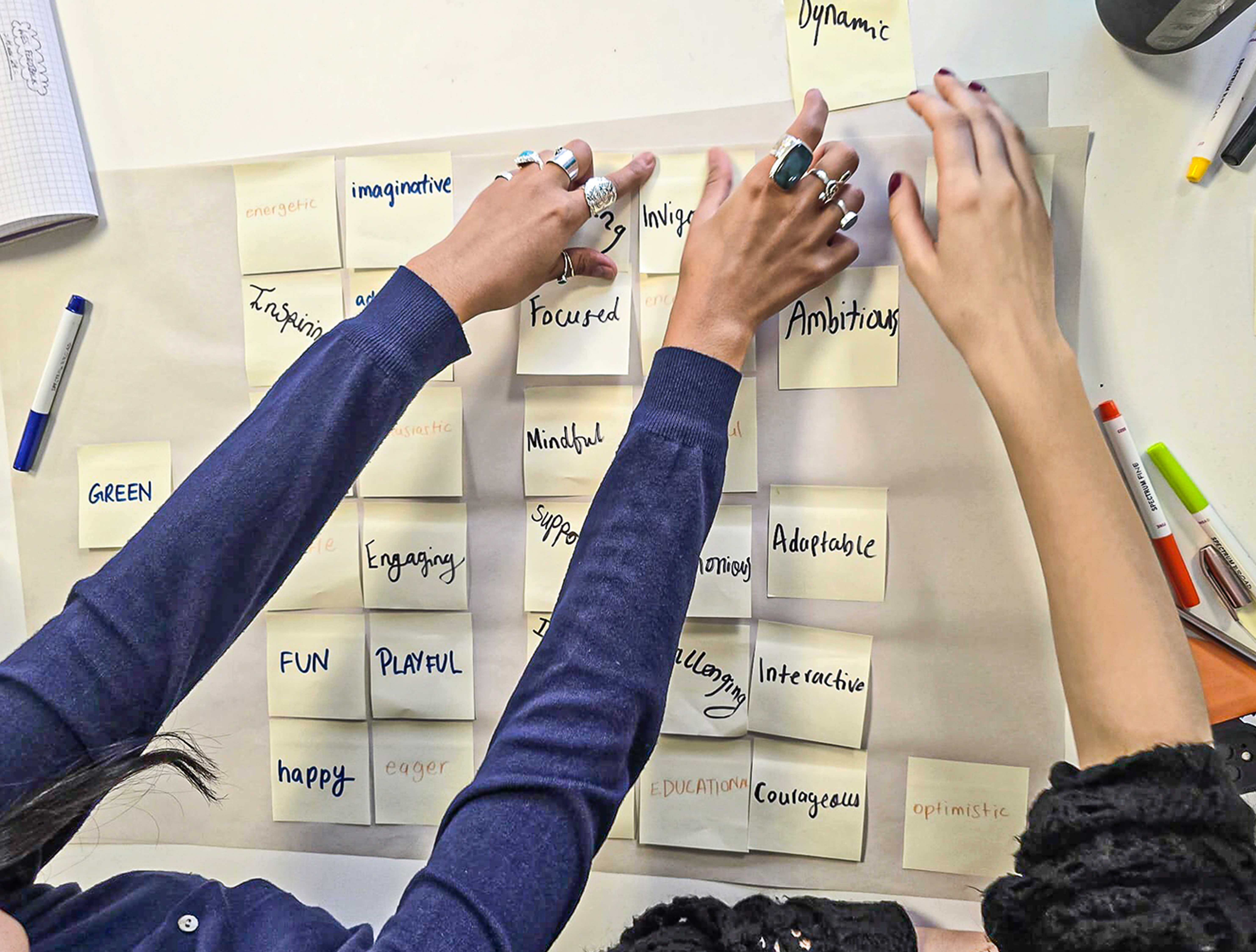 Brainstorming our brand's visual identity