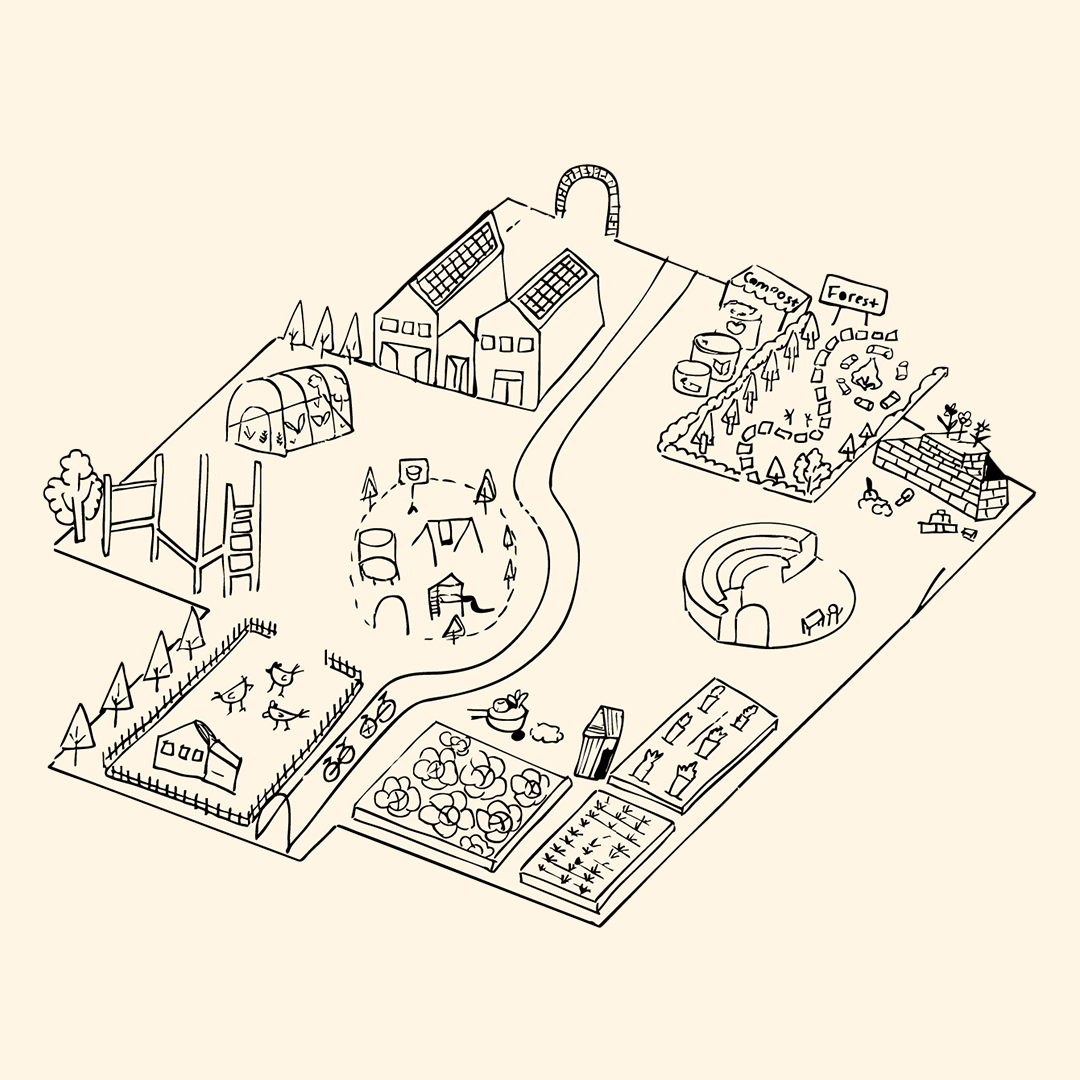 My initial sketch of Khapli's structure