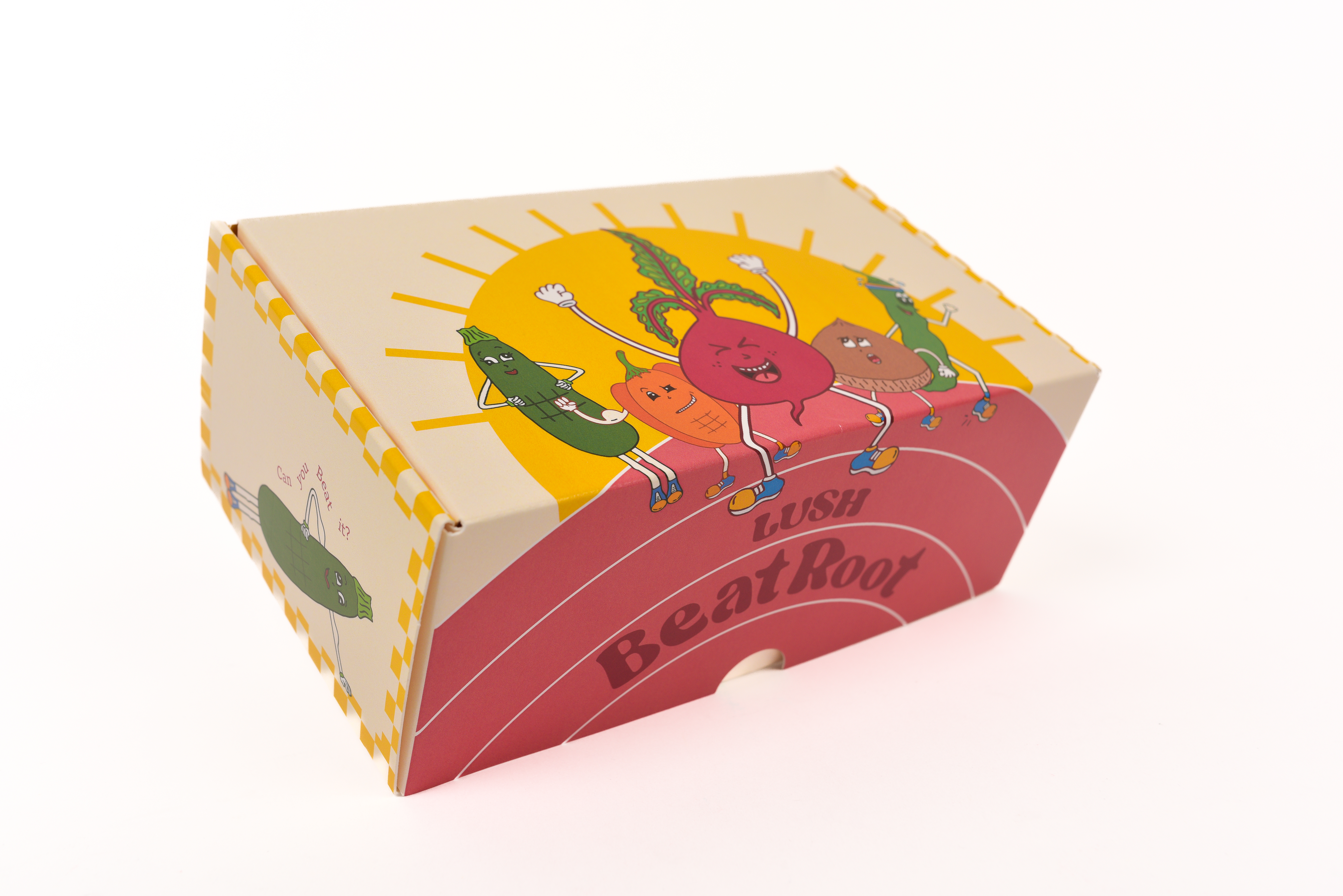 front of box