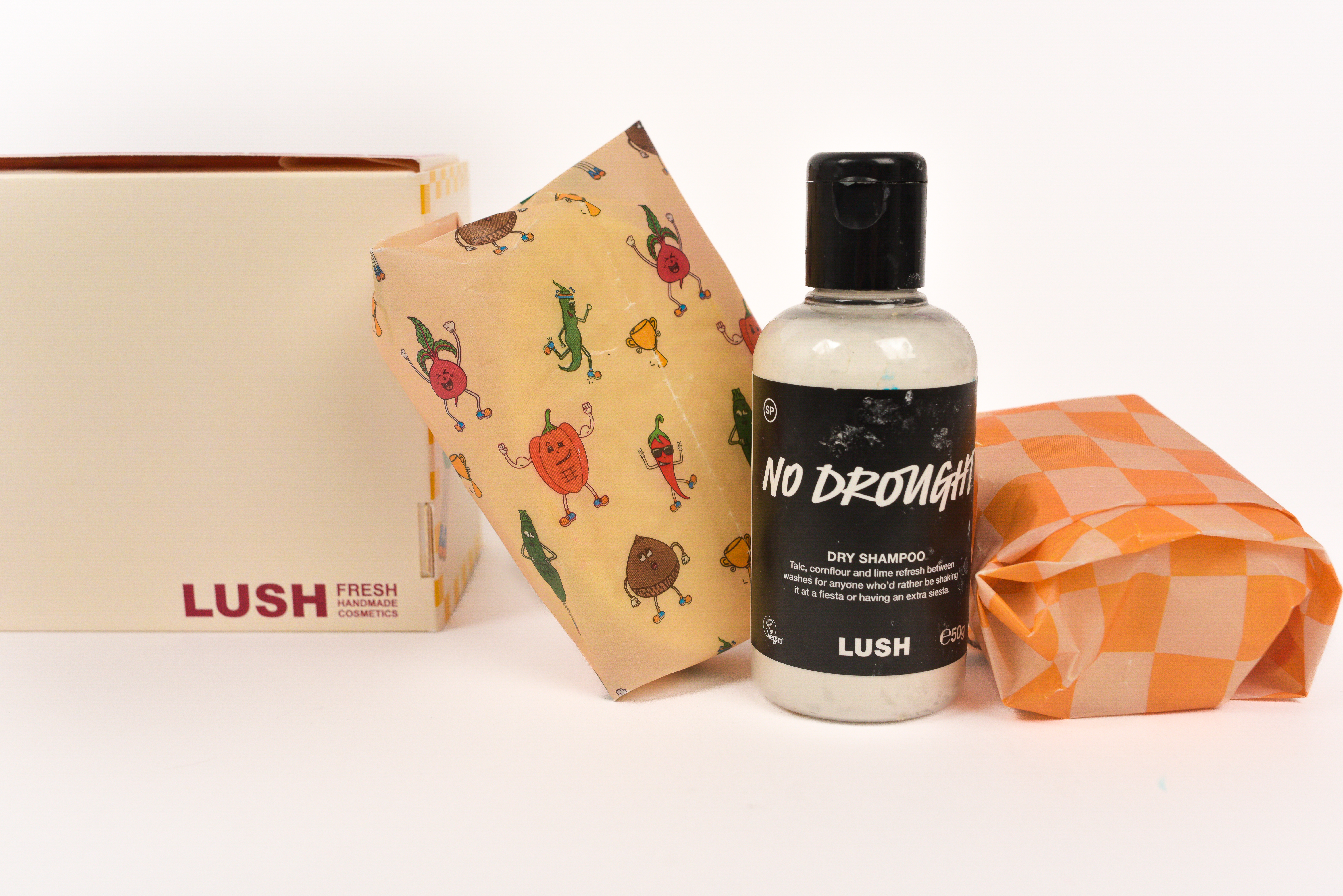Lush products inside the toolkit